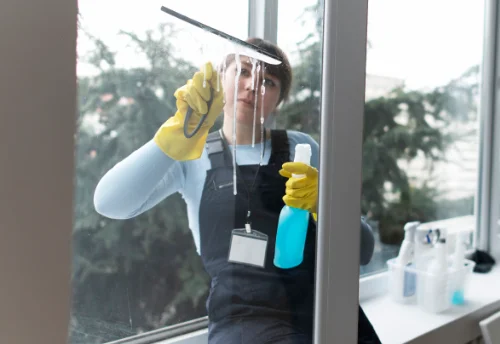 Nettoyage de vitres intérieures et extérieures à Camelin